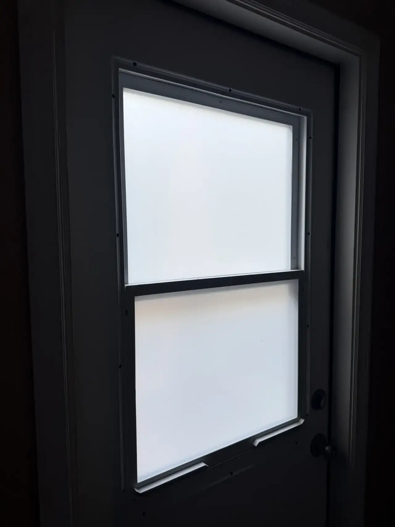 Summit Window Tinting residential install — Sliding door · solar control